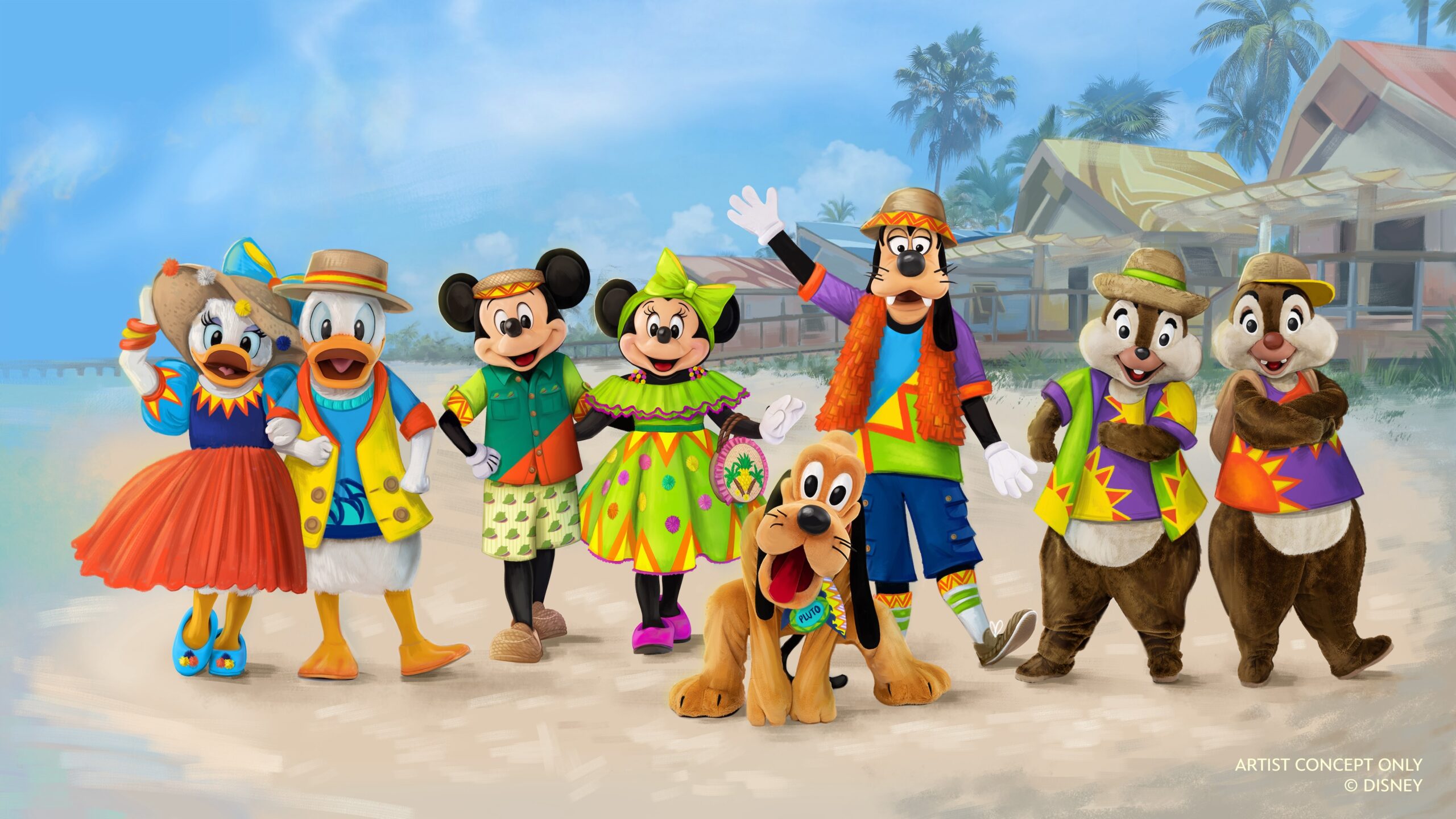 New Character Outfits Revealed for Disney Lookout Cay at Lighthouse Point